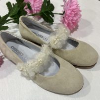 zapato de ante tira flores